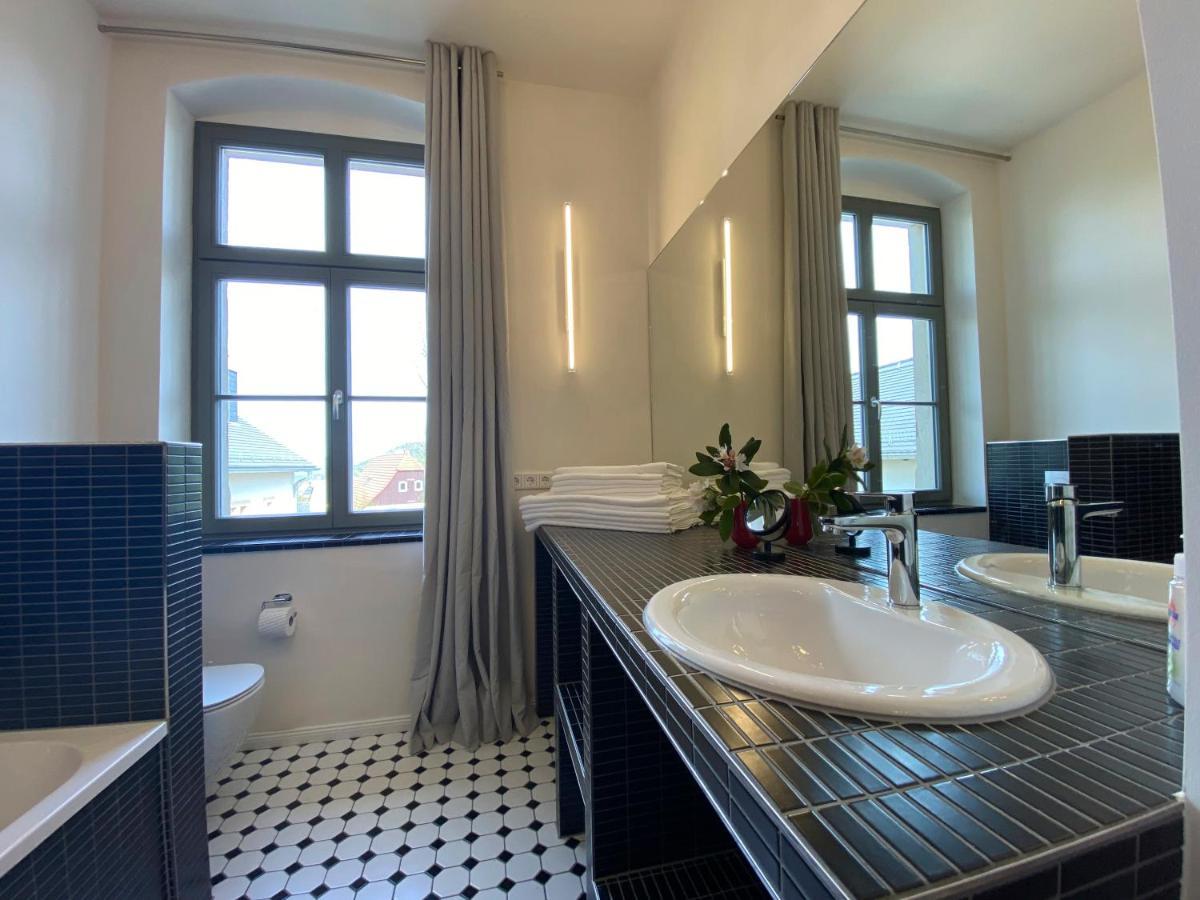 Altes Pfarrhaus Apartment Papstdorf Ngoại thất bức ảnh
