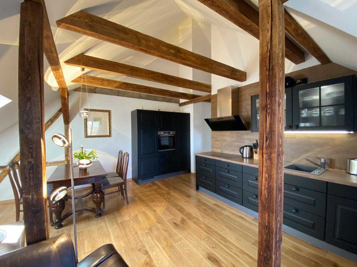 Altes Pfarrhaus Apartment Papstdorf Ngoại thất bức ảnh