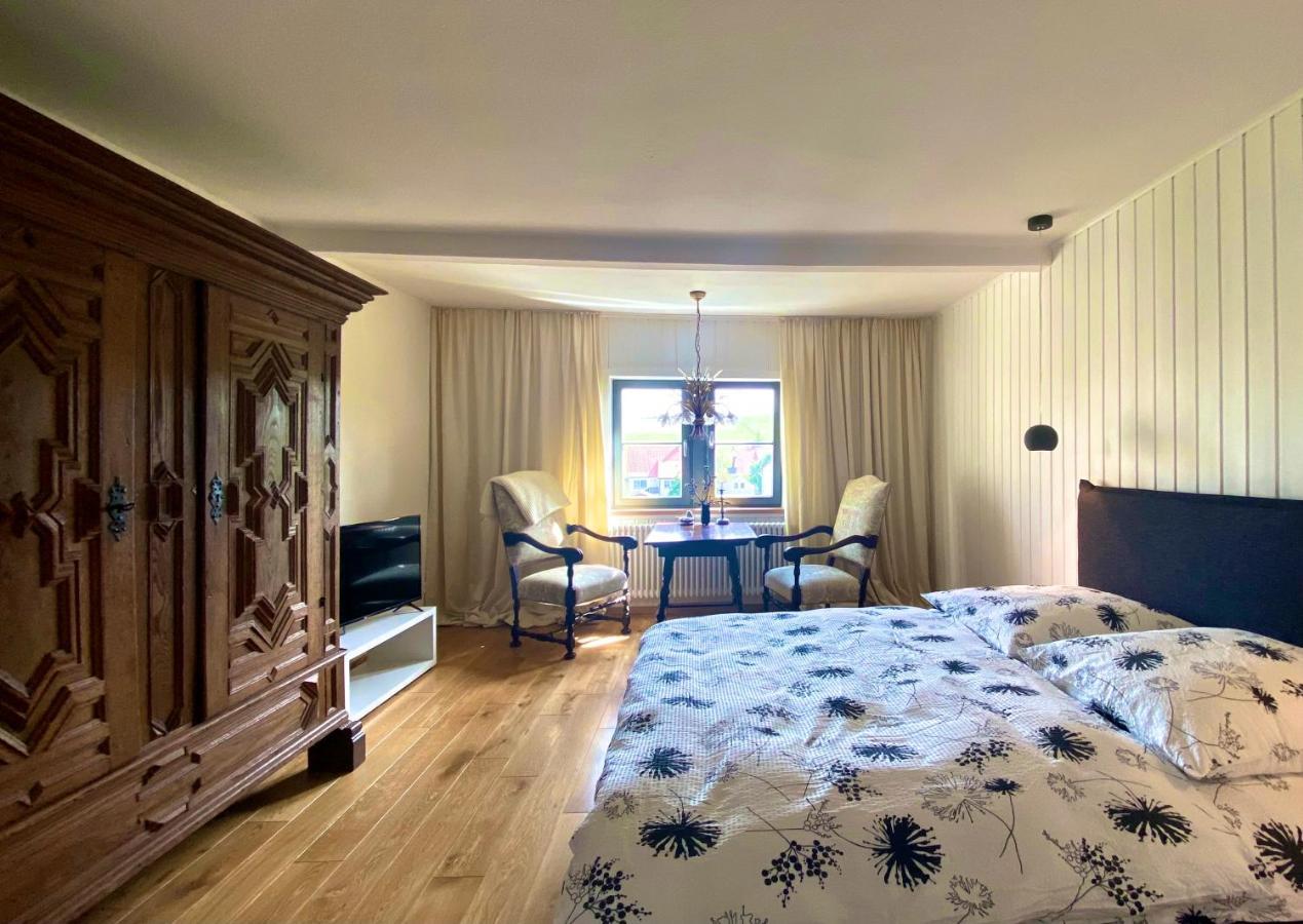 Altes Pfarrhaus Apartment Papstdorf Ngoại thất bức ảnh