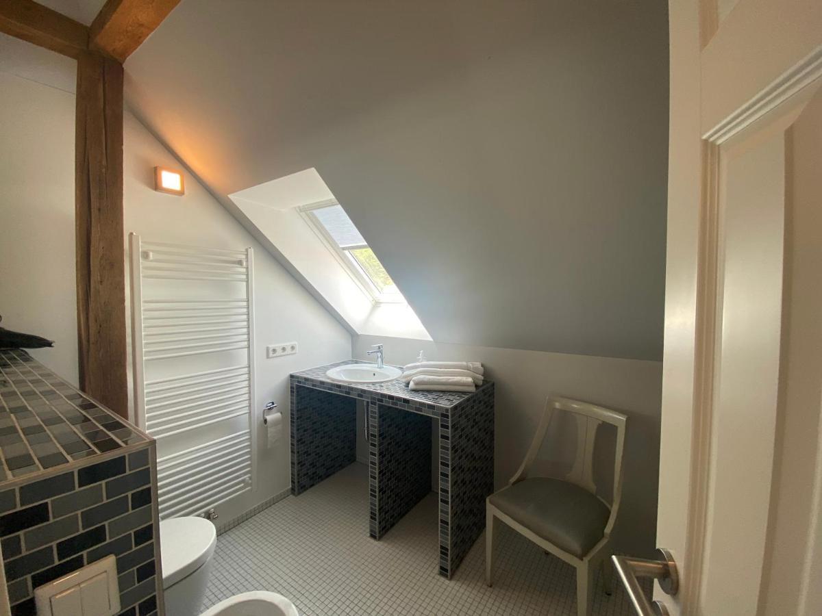 Altes Pfarrhaus Apartment Papstdorf Ngoại thất bức ảnh