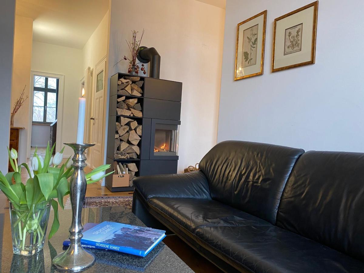 Altes Pfarrhaus Apartment Papstdorf Ngoại thất bức ảnh